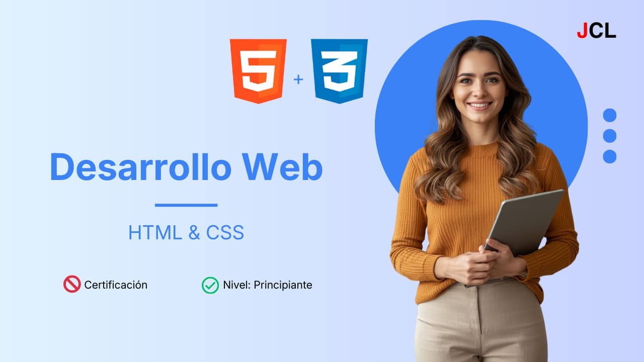Estructura y estilos web creados con HTML y CSS para diseño de sitios modernos y responsivos